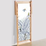 Renkli Kuş Detaylı Şezlong - SZL307 - Görsel 5