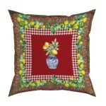 Renkli Limon Desenli Yastık - EY252 - Görsel 2