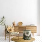 Renkli Manzara Tasarımlı Puf - Görsel 2