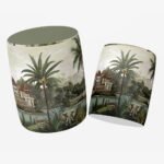 Renkli Manzara Tasarımlı Puf - Görsel 3