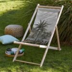 Renkli Manzara Tasarımlı Şezlong - SZL311