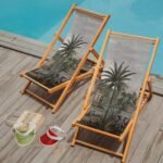 Renkli Manzara Tasarımlı Şezlong - SZL311 - Görsel 6