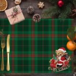 Santa Teddy Kumaş Amerikan Servis 4'lü Set 35X50CM - Görsel 2