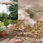 Sarı Tropikal Katlanabilir Şezlong - SZL28 - Görsel 3