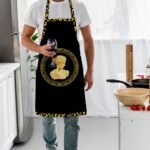 Siyah Büst Detaylı Mutfak Önlüğü - AP100 - Görsel 2