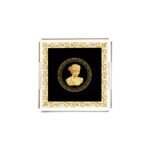 Siyah Büst Detaylı Pleksi Tepsi - PT2106 - 25x25cm - Görsel 2