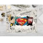 Superman Kumaş Amerikan Servis 4'lü Set 35X50CM