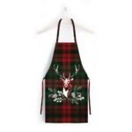 Tartan Geyiği Mutfak Önlüğü