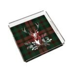 Tartan Geyiği Pleksi Tepsi 25X25CM - Görsel 2