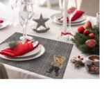 Teddies Kumaş Amerikan Servis 4'lü Set 35X50CM - Görsel 7