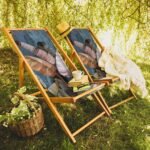 Tropikal Yaprak Tasarımlı Şezlong - SZL316 - Görsel 3