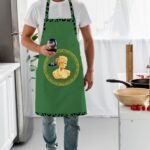 Yeşil Büst Detaylı Mutfak Önlüğü - AP318 - Görsel 2