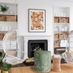 Yeşil Çiçek Tasarımlı Puf - Görsel 3