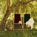 Yeşil Kareli Katlanabilir Şezlong - SZL29 - Görsel 5