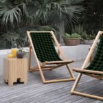 Yeşil Kareli Katlanabilir Şezlong - SZL29 - Görsel 7