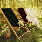 Yeşil Kareli Katlanabilir Şezlong - SZL29 - Görsel 9