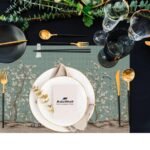 Yeşil Kuşlu Bahçe Kumaş Amerikan Servis 4'lü Set 35X50CM - Görsel 3