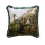 Yeşil Orman Manzaralı Yastık -EY317 - Görsel 2