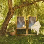 Yeşil Palmiye Yaprak Detaylı Şezlong - SZL312 - Görsel 5