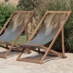 Yeşil Palmiye Yaprak Detaylı Şezlong - SZL312 - Görsel 9