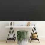 Yeşil Palmiye Yaprak Tasarımlı Puf