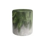 Yeşil Palmiye Yaprak Tasarımlı Puf - Görsel 2