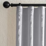 Gri Mat Keten Desen Tül Perde | Calvora - Görsel 7