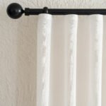 Ekru Foldet Keten Desen Tül Perde | Calvora - Görsel 7